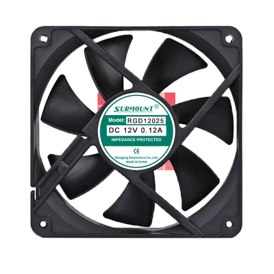Kualitas tinggi Cooler Fan 12025 120*120*25mm 120mm Dc Brushless Cooling Fan 120mm 12v Fan